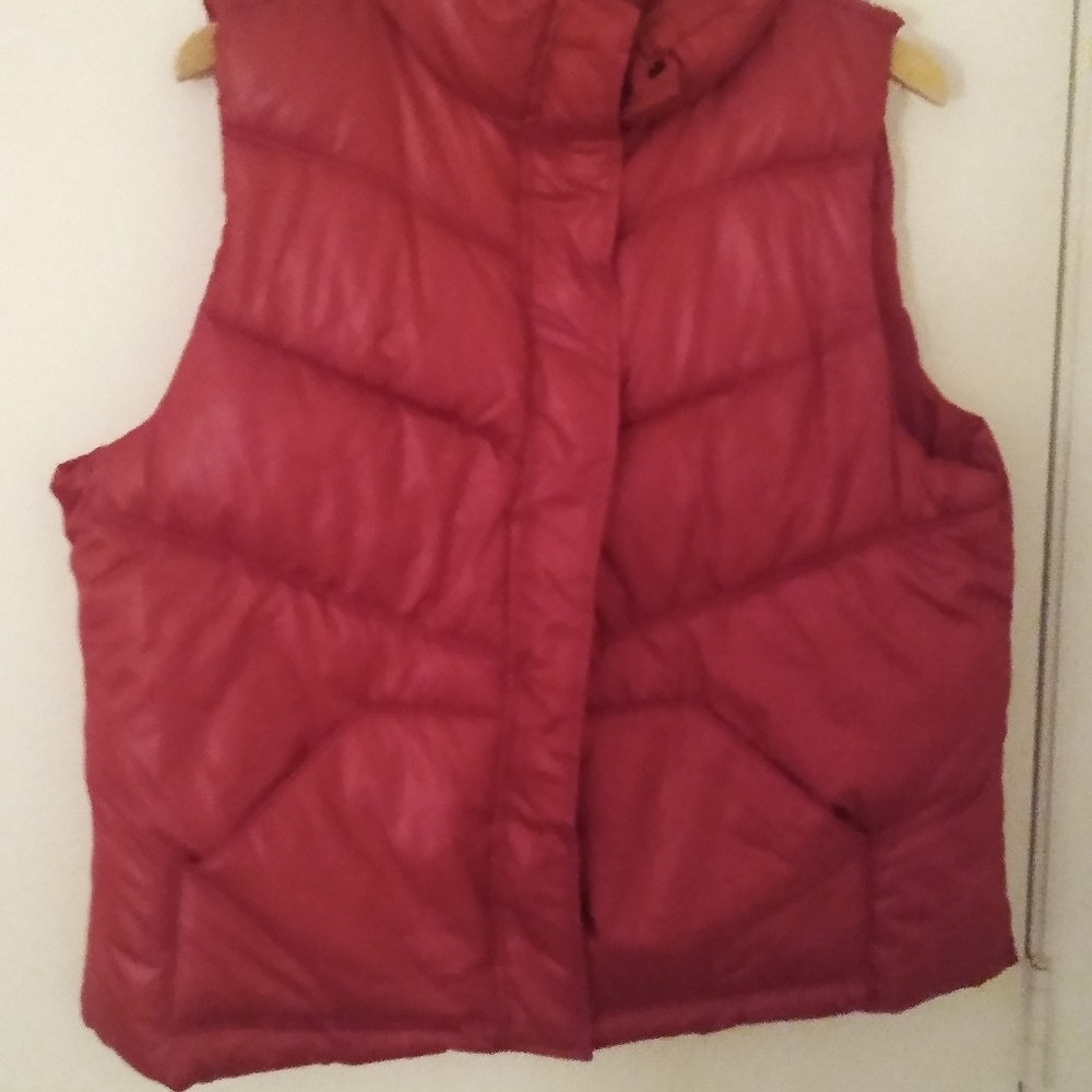 Red Puffer Vest